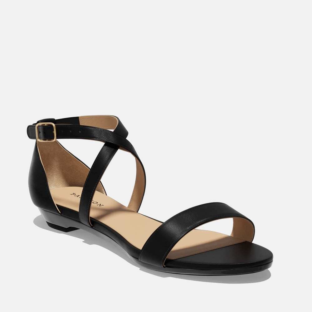 CONVERTIBLE HEEL - Pashion 1.0 The Sandal - Coal Leather Stiletto 4 inch - Picture 4 of 4